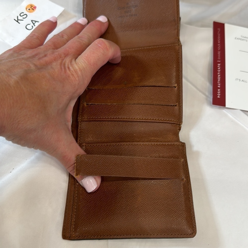 Louis Vuitton Monogram Portomone Bie Cult Credit Wallet Bifold ... - Picture 10 of 15